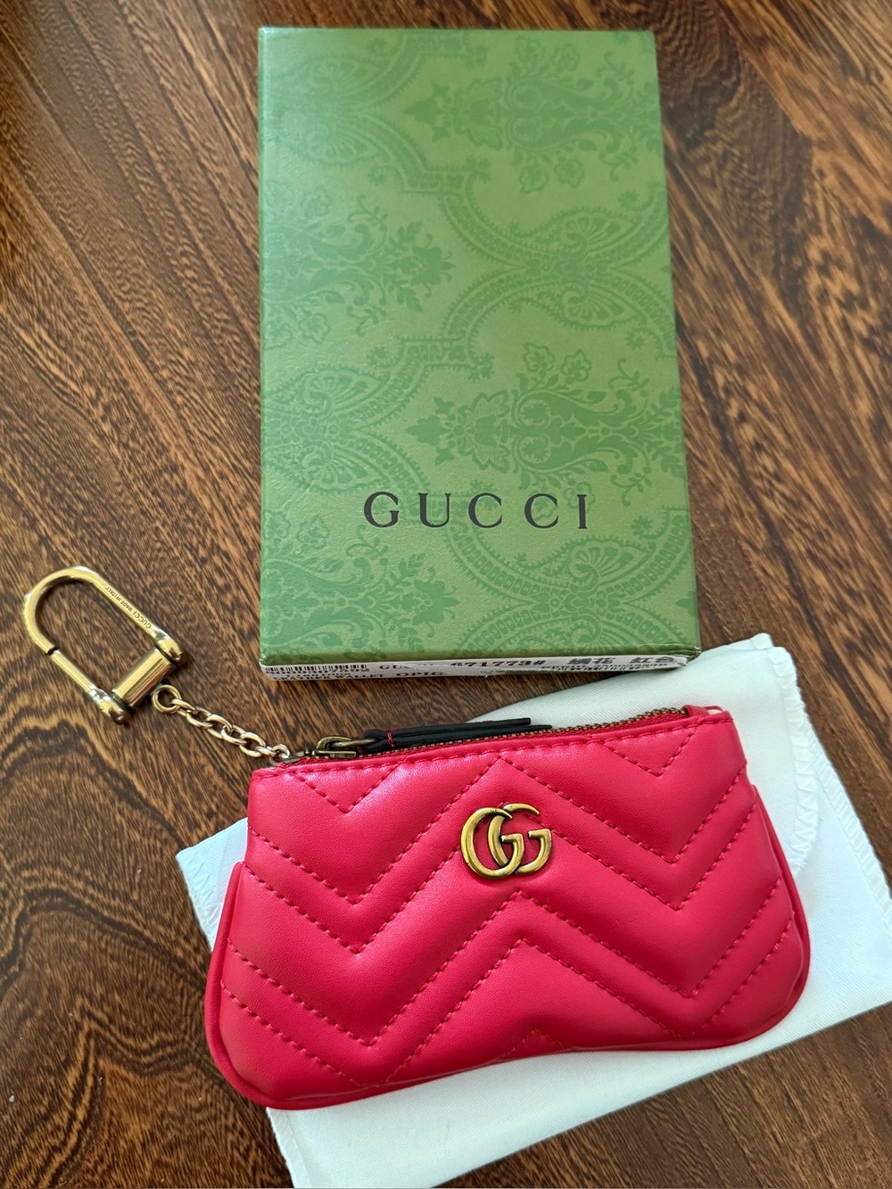 NIB Red Marmont Pouch Wallet Card Case
